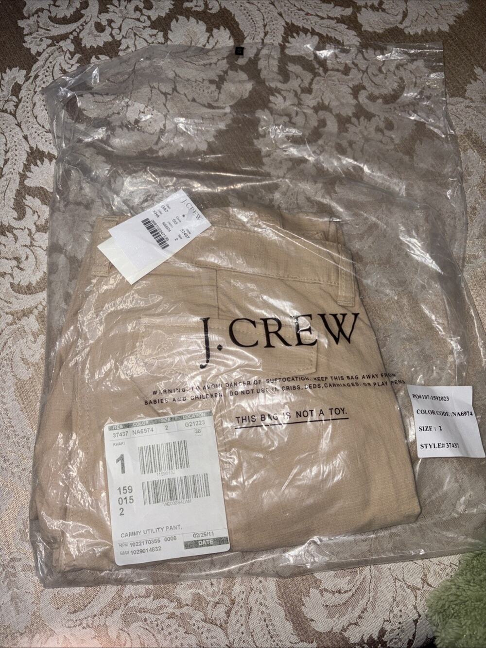 J.Crew Canny Utility Pants - Brown - Women's Size 2